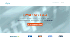 Desktop Screenshot of mdv.net