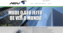 Desktop Screenshot of mdv.com.br