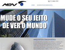 Tablet Screenshot of mdv.com.br
